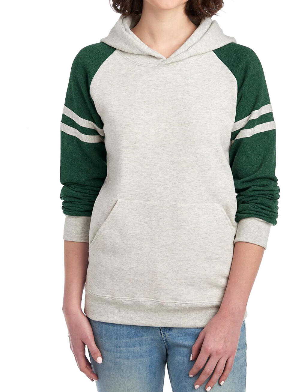 NuBlend Varsity Colour-Block Hooded Sweatshirt - ShirtStore