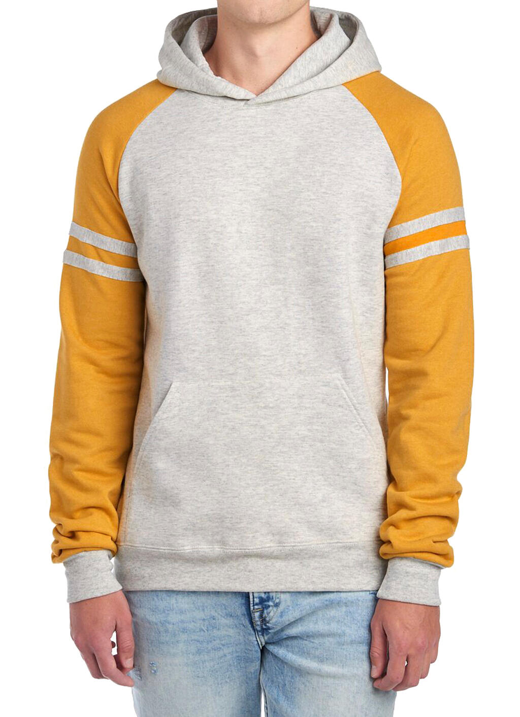 NuBlend Varsity Colour-Block Hooded Sweatshirt - ShirtStore