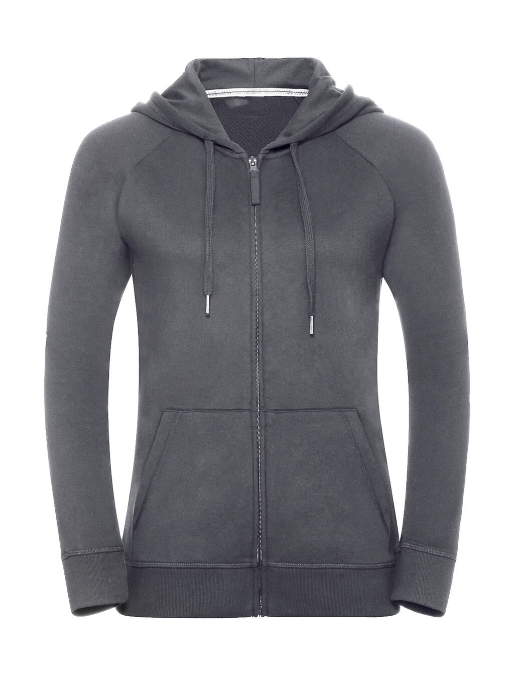 Ladies' HD Zipped Hood Sweat in Farbe Convoy Grey