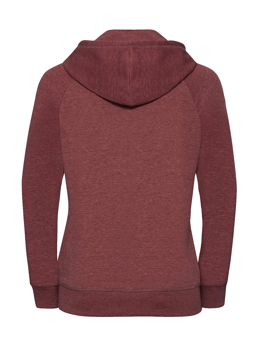 Ladies' HD Zipped Hood Sweat in Farbe White
