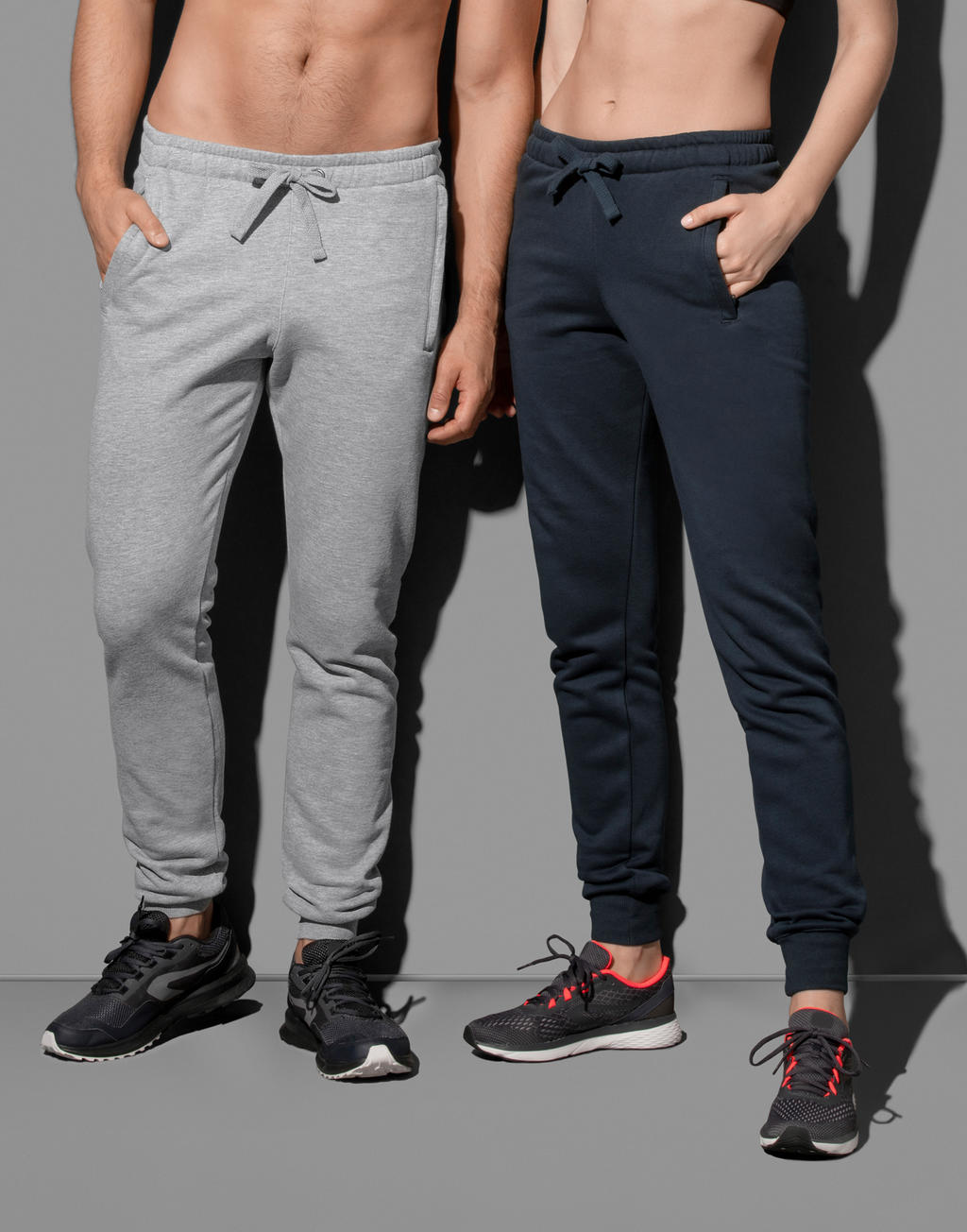 Recycled Unisex Sweatpants in Farbe Black Opal