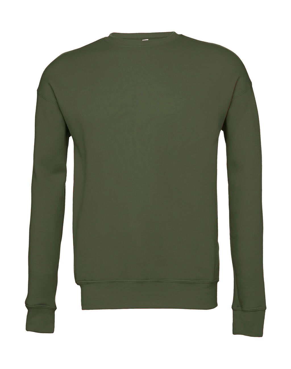 Unisex Drop Shoulder Fleece in Farbe Military Green