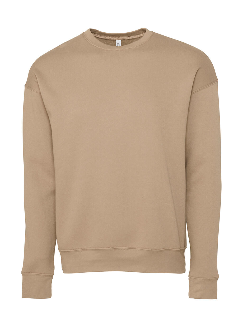 Unisex Drop Shoulder Fleece in Farbe Tan