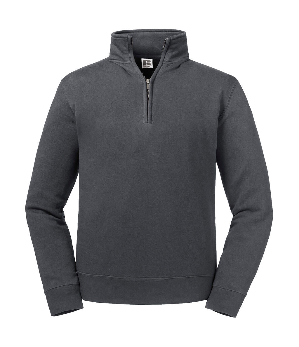 Authentic 1/4 Zip Sweat in Farbe Convoy Grey