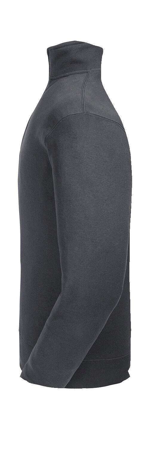 Authentic 1/4 Zip Sweat in Farbe White