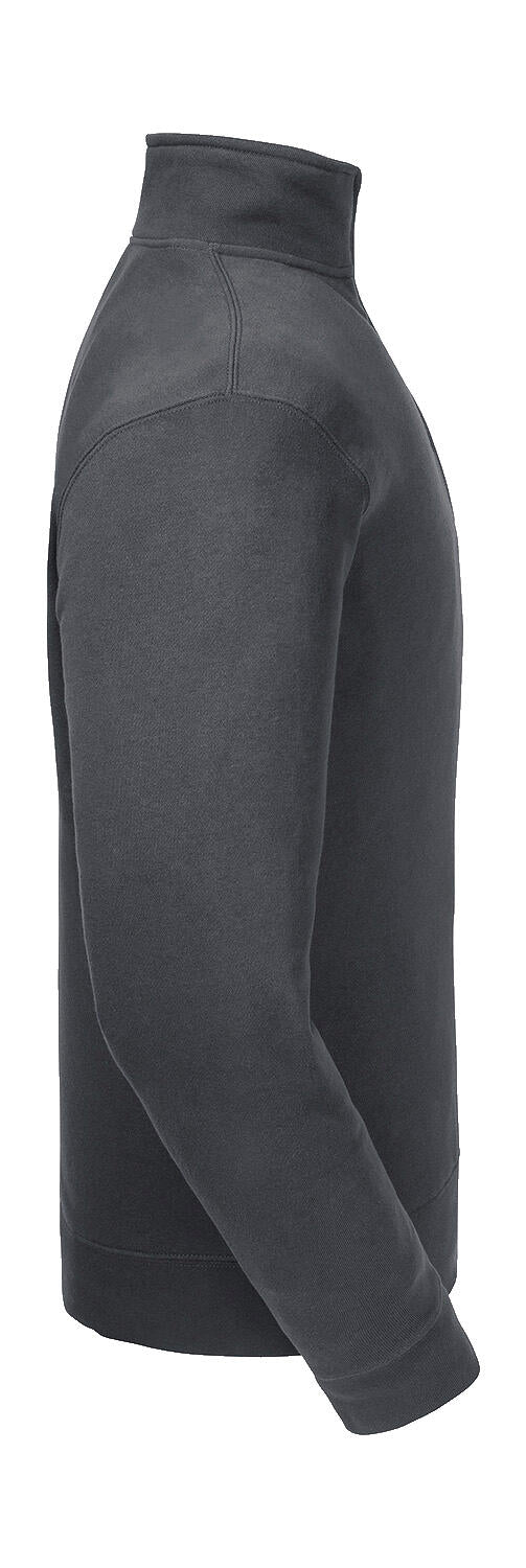 Authentic 1/4 Zip Sweat in Farbe White