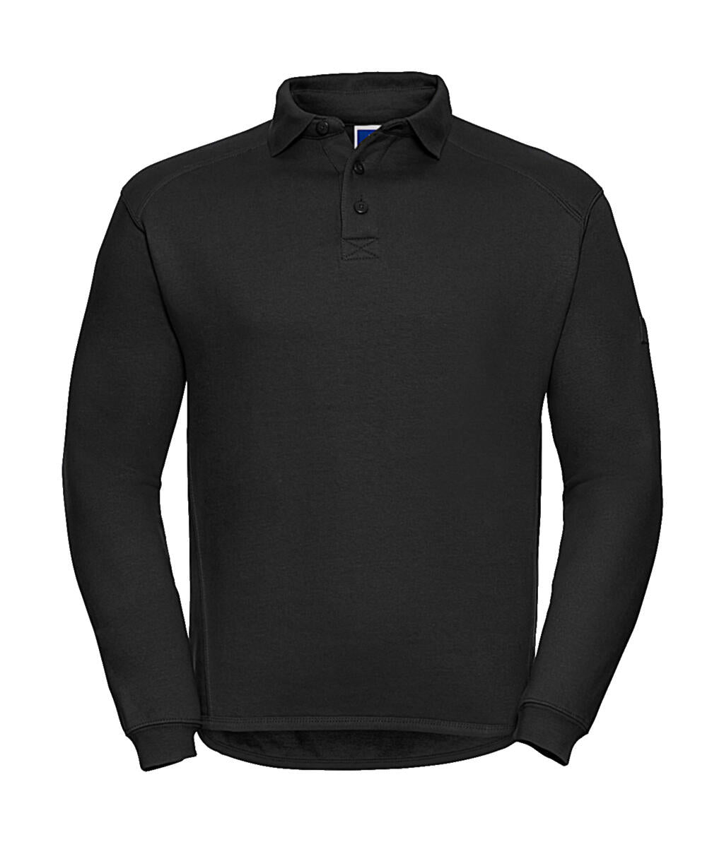 Heavy Duty Collar Sweatshirt in Farbe Black