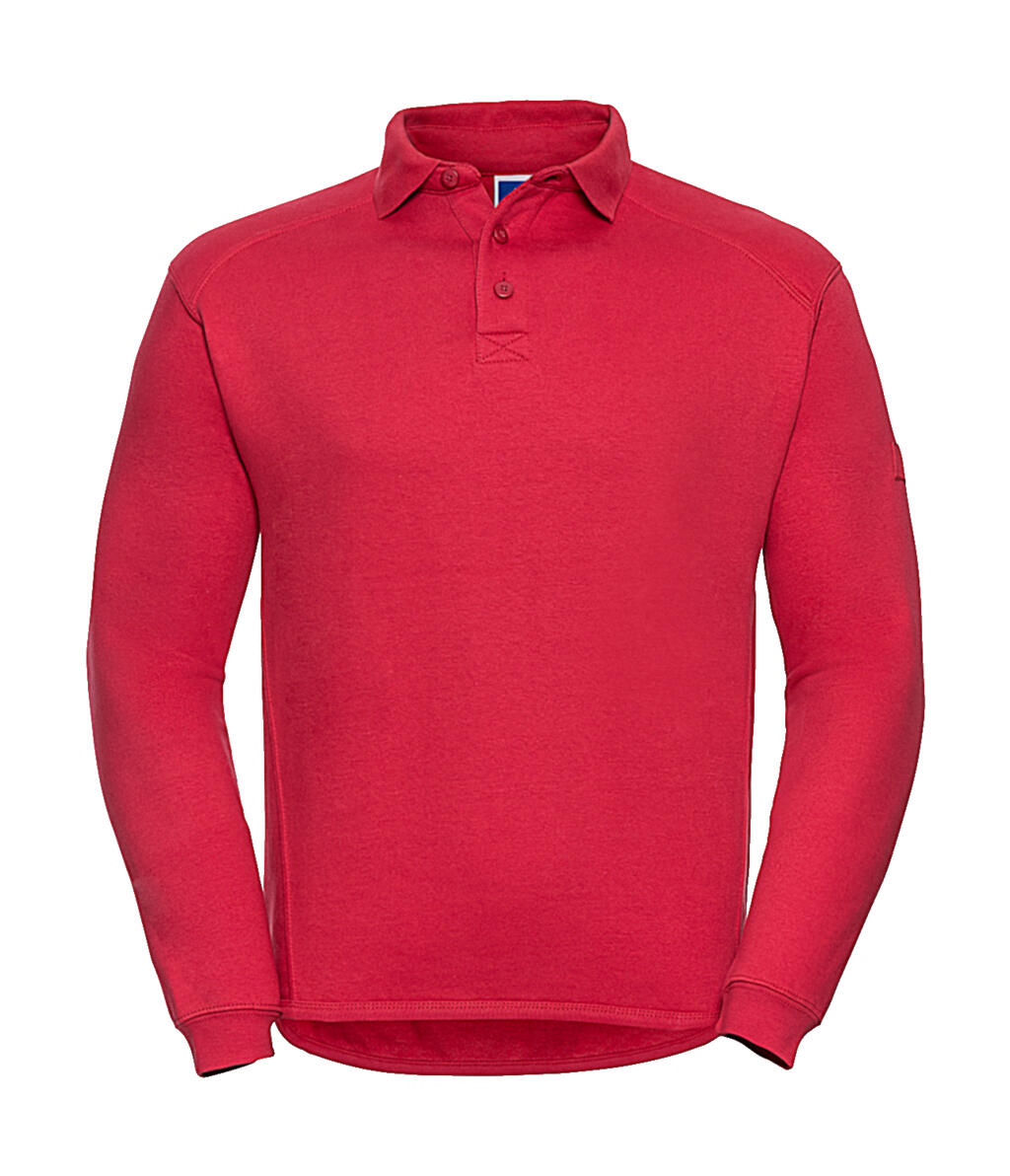 Heavy Duty Collar Sweatshirt in Farbe Classic Red