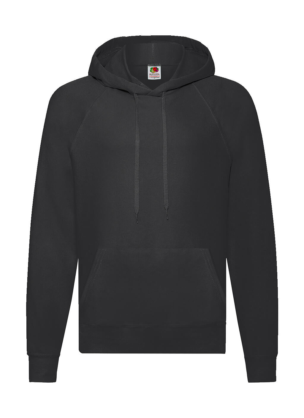 Lightweight Hooded Sweat in Farbe Black
