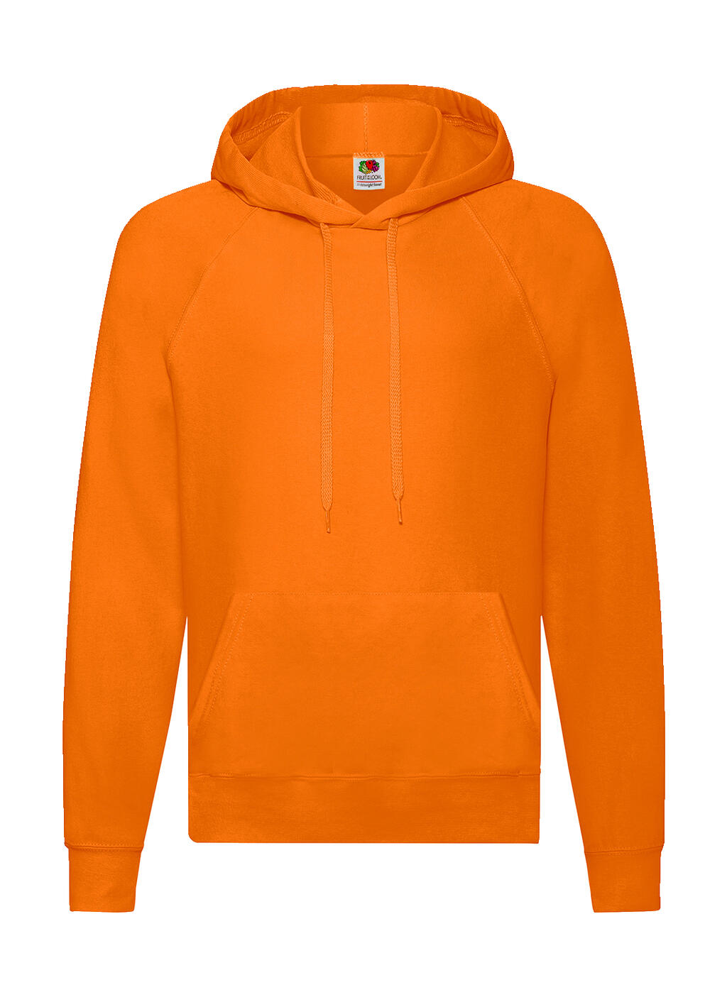 Lightweight Hooded Sweat in Farbe Orange