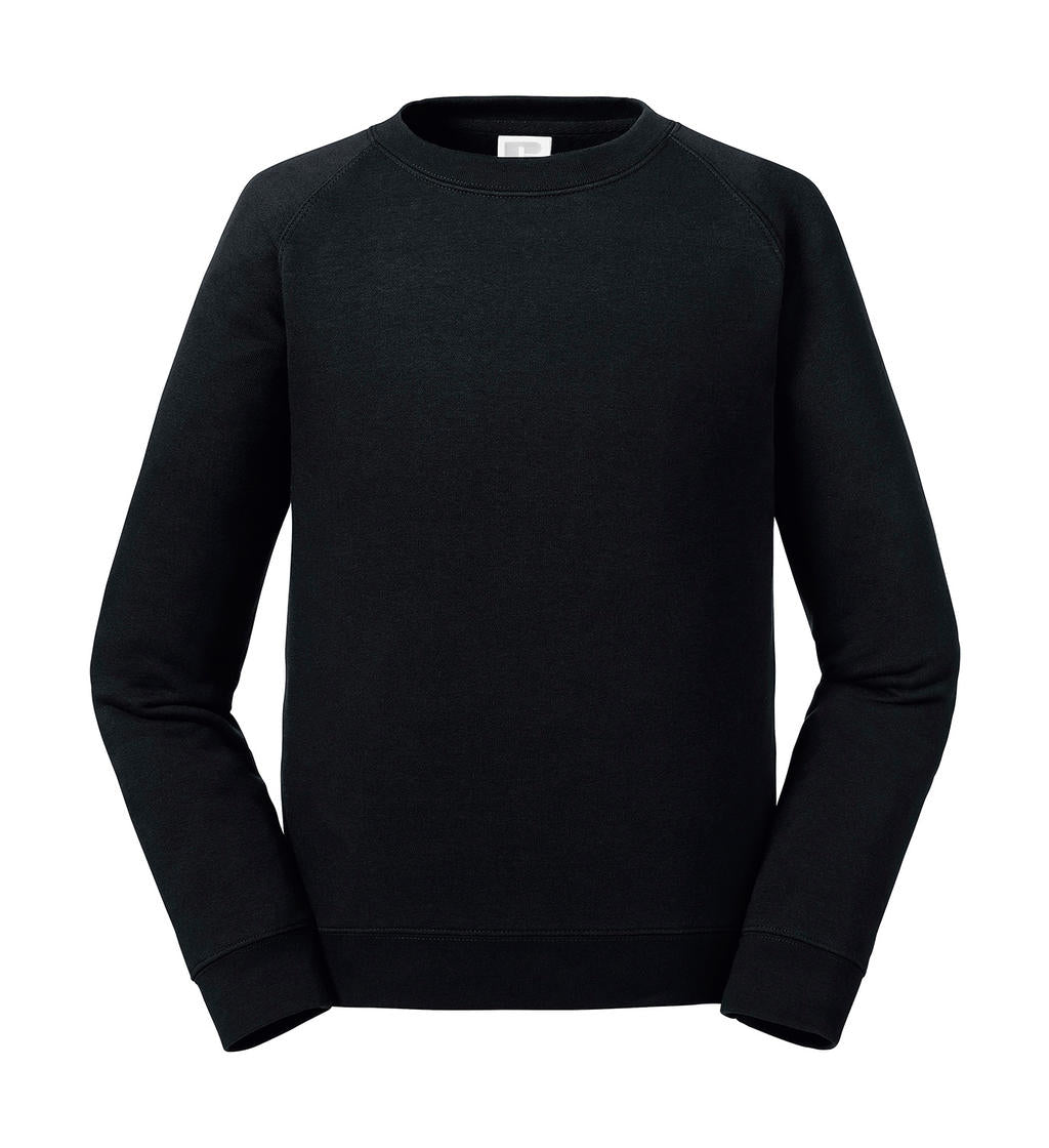 Kids' Authentic Raglan Sweat in Farbe Black