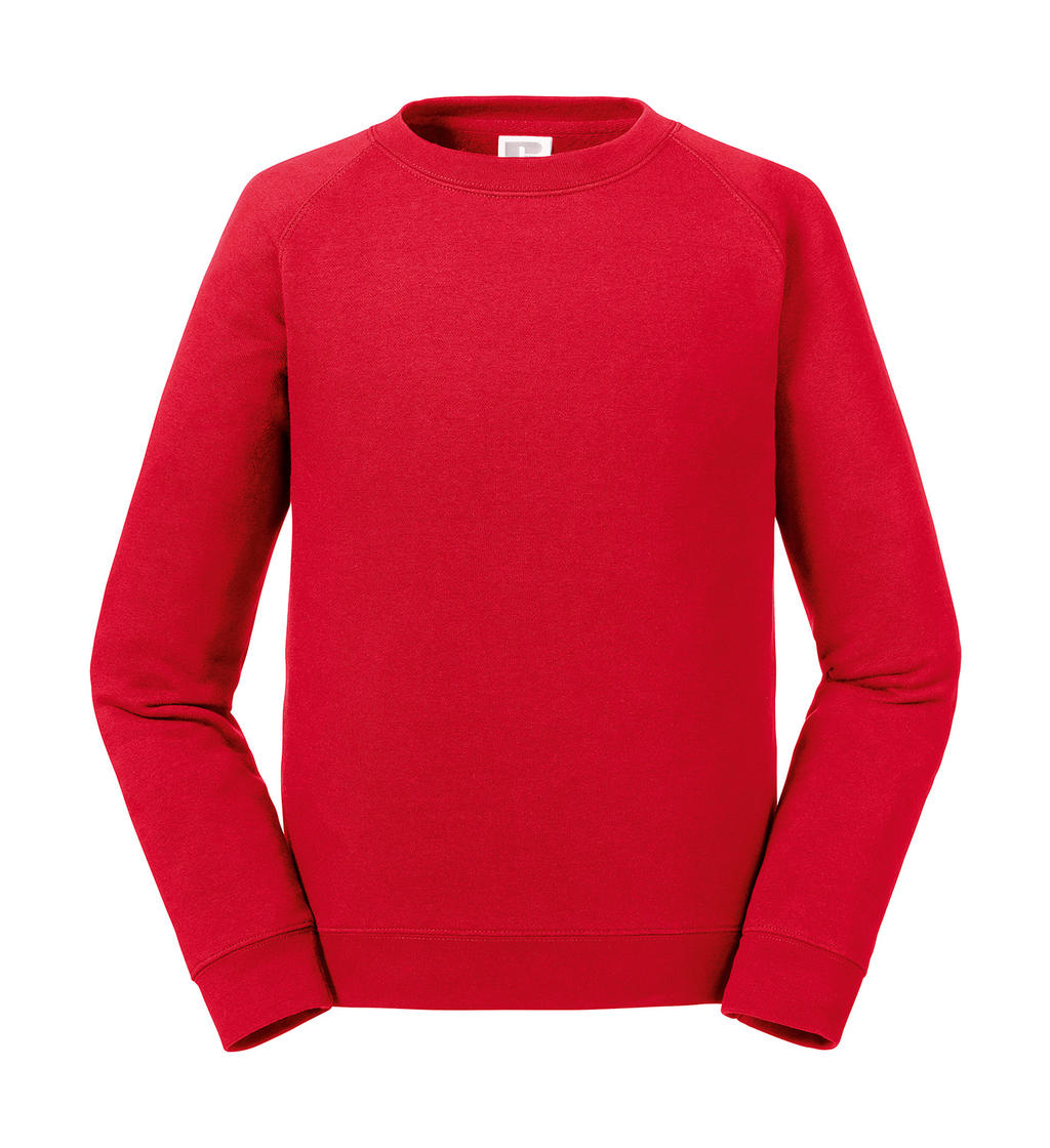 Kids' Authentic Raglan Sweat in Farbe Classic Red