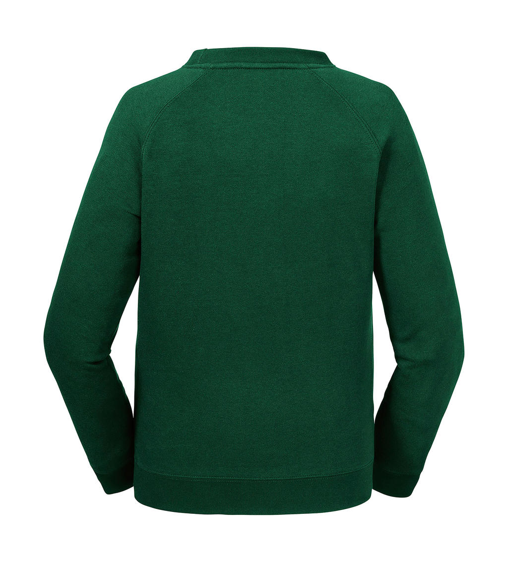 Kids' Authentic Raglan Sweat in Farbe Black