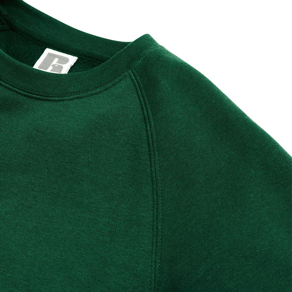Kids' Authentic Raglan Sweat in Farbe Black