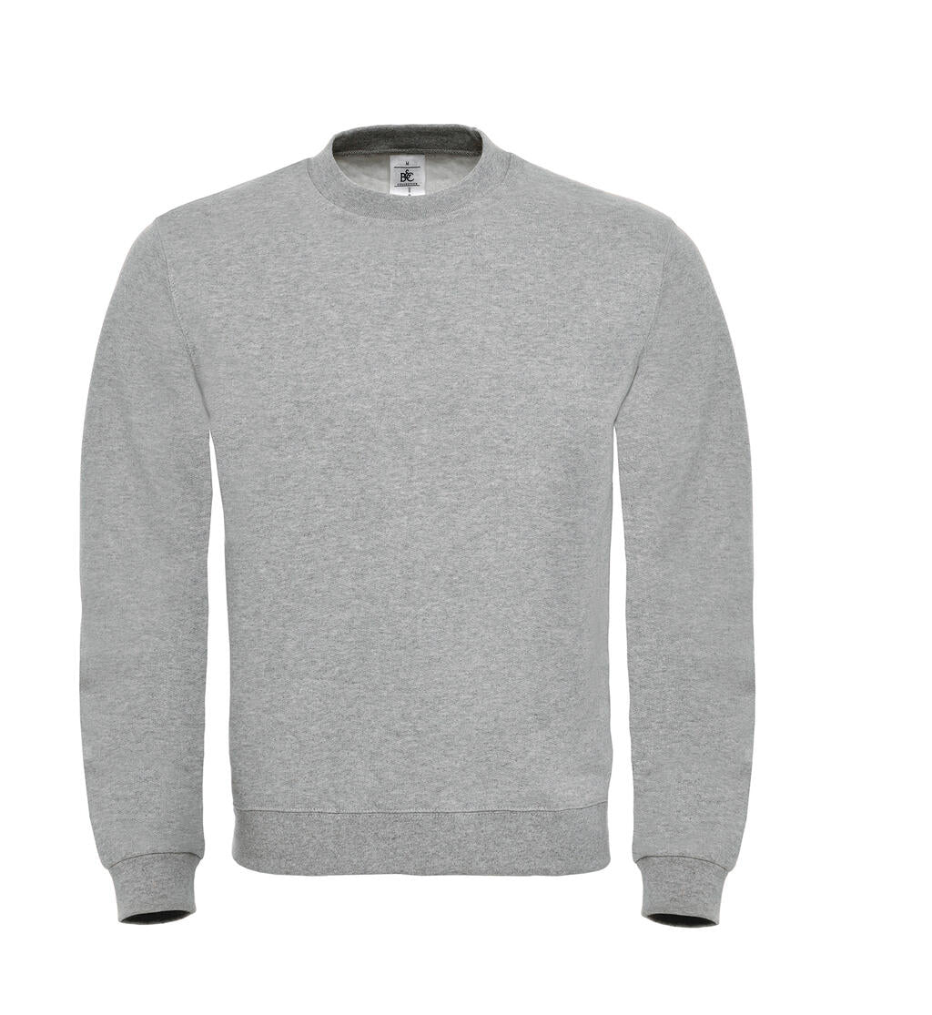 ID.002 Cotton Rich Sweatshirt in Farbe Heather Grey