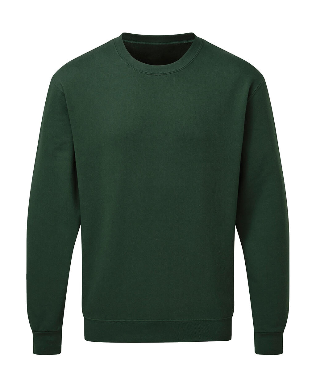 Men's Crew Sweat in Farbe Bottle Green