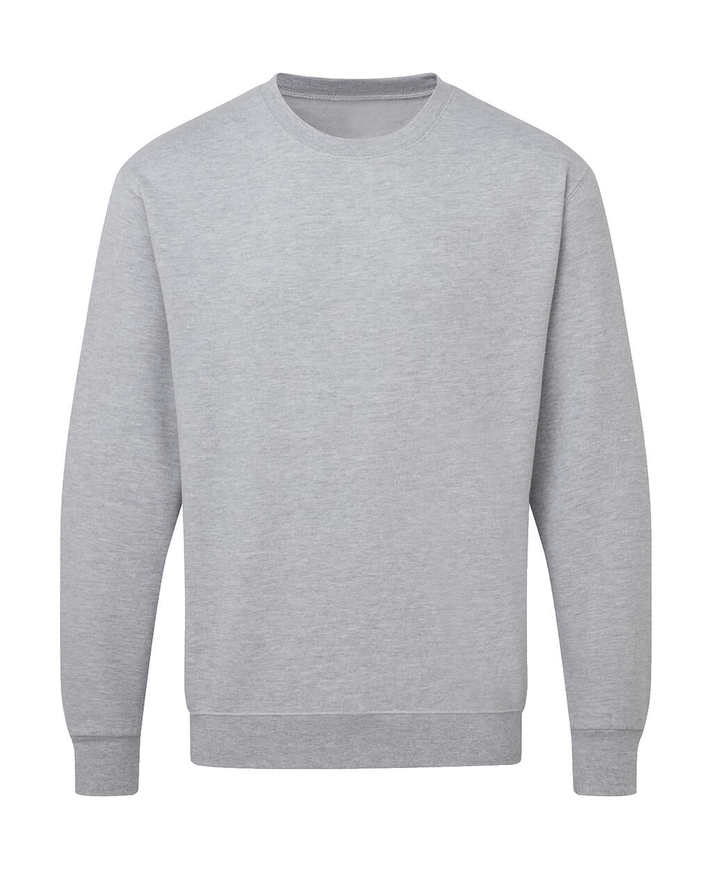 Men's Crew Sweat in Farbe Light Oxford