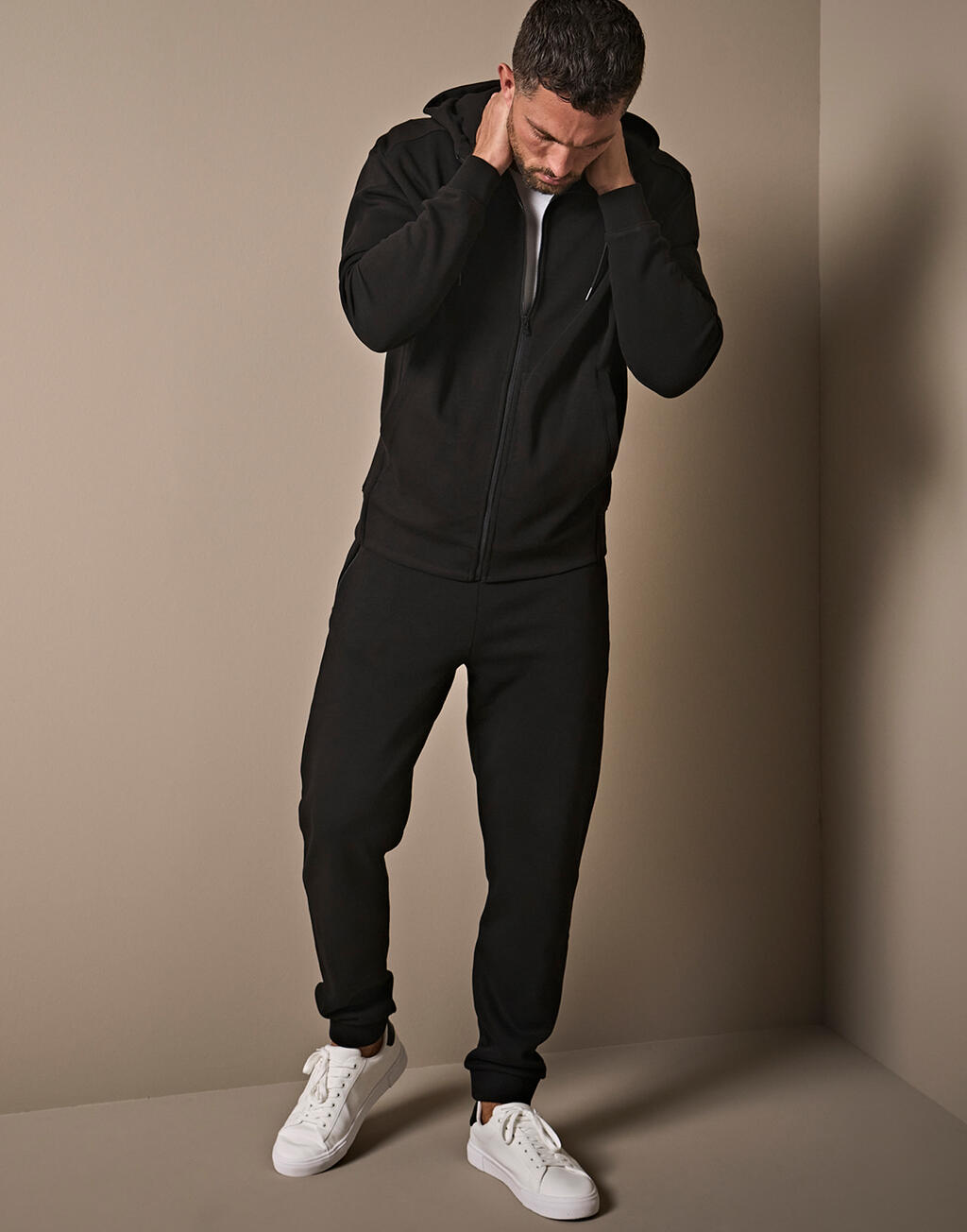 Ribbed Interlock Hooded Full Zip - ShirtStore
