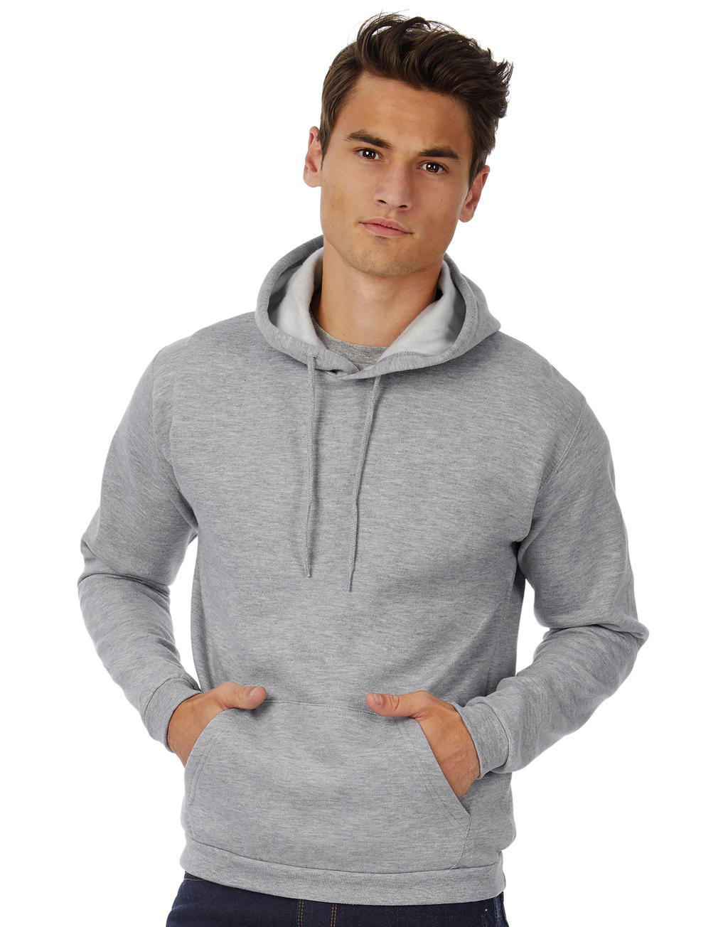 ID.203 50/50 Hooded Sweatshirt Unisex in Farbe White