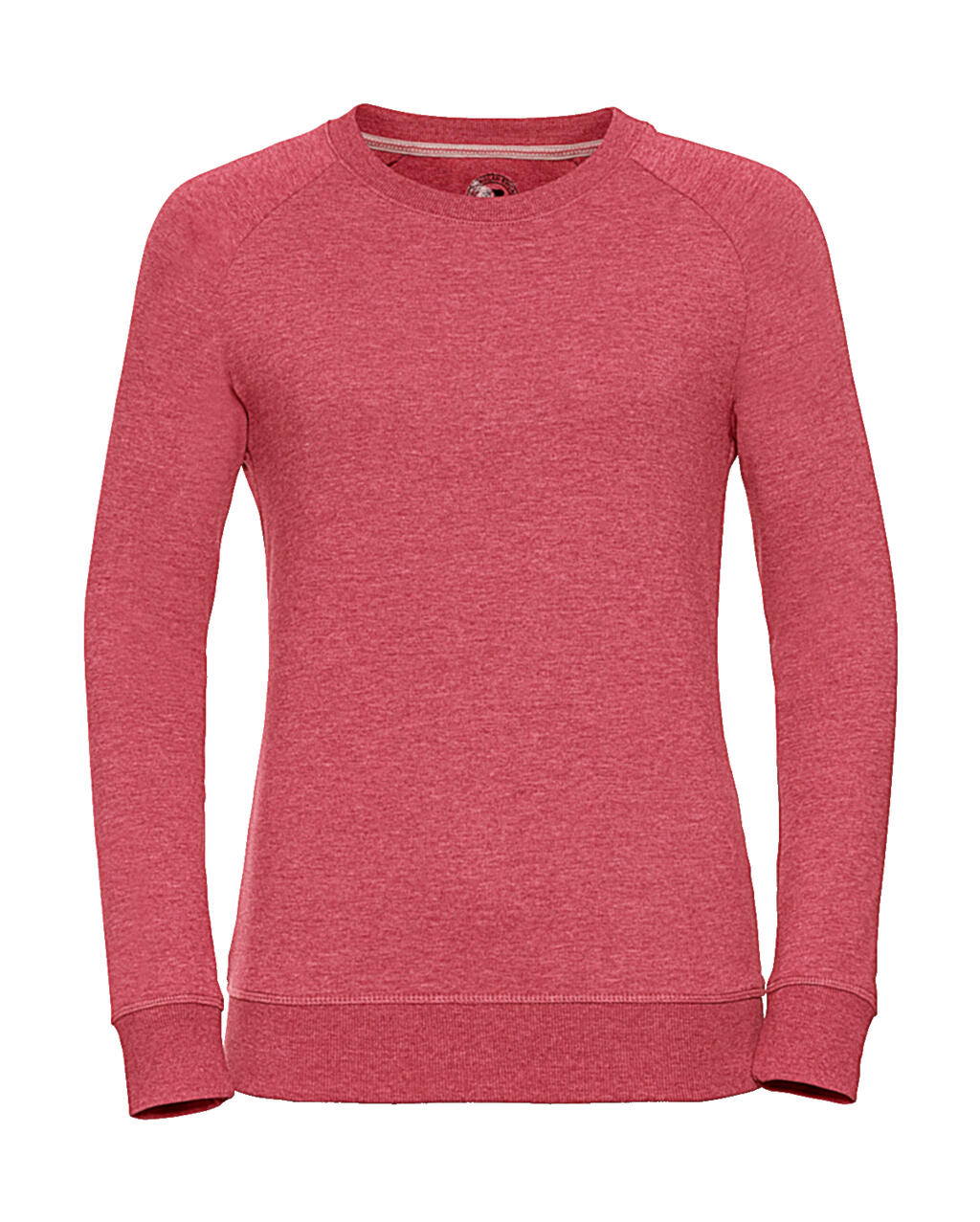Ladies HD Raglan Sweat in Farbe Red Marl