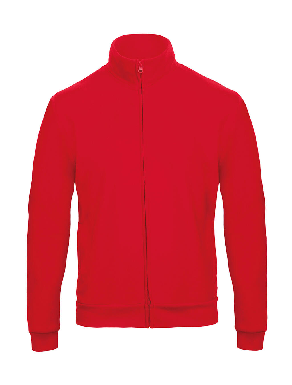 ID.206 50/50 Full Zip Sweat Unisex in Farbe Red