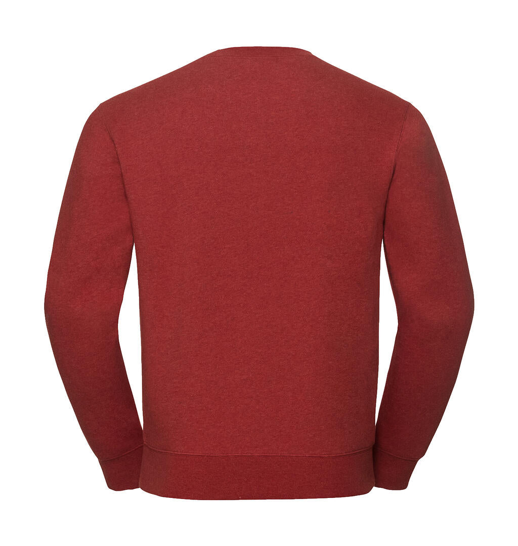 Authentic Melange Sweat in Farbe Carbon Melange