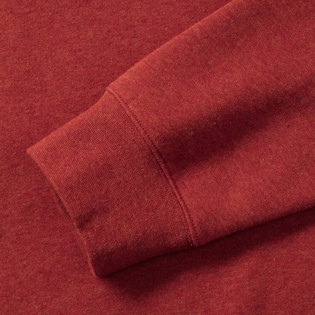 Authentic Melange Sweat in Farbe Carbon Melange