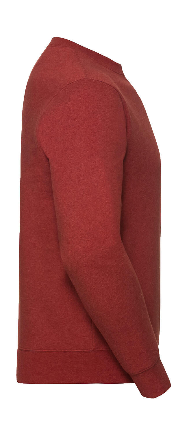 Authentic Melange Sweat in Farbe Carbon Melange