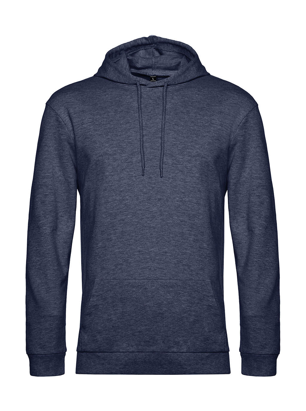 #Hoodie French Terry in Farbe Heather Navy