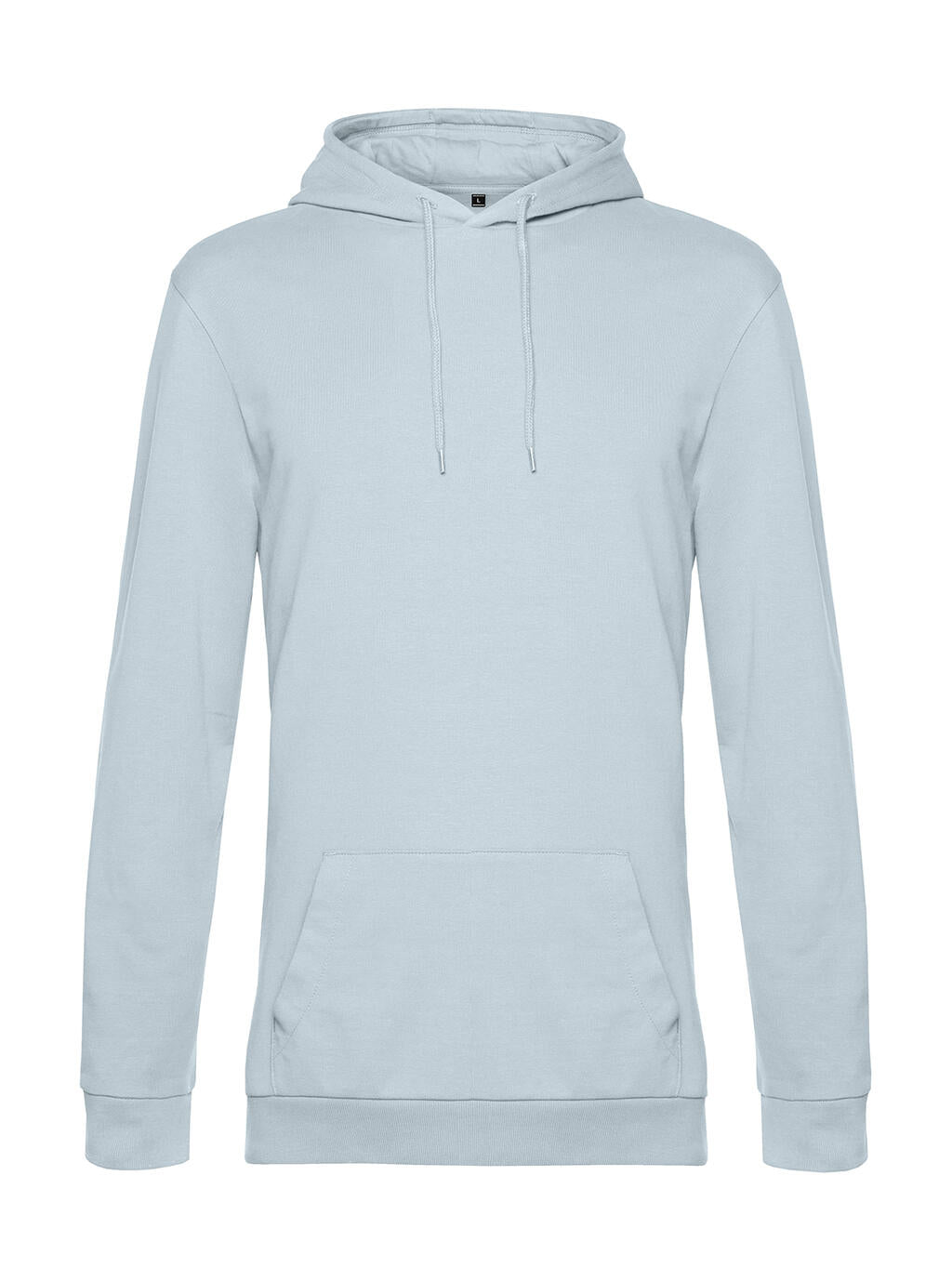 #Hoodie French Terry in Farbe Pure Sky