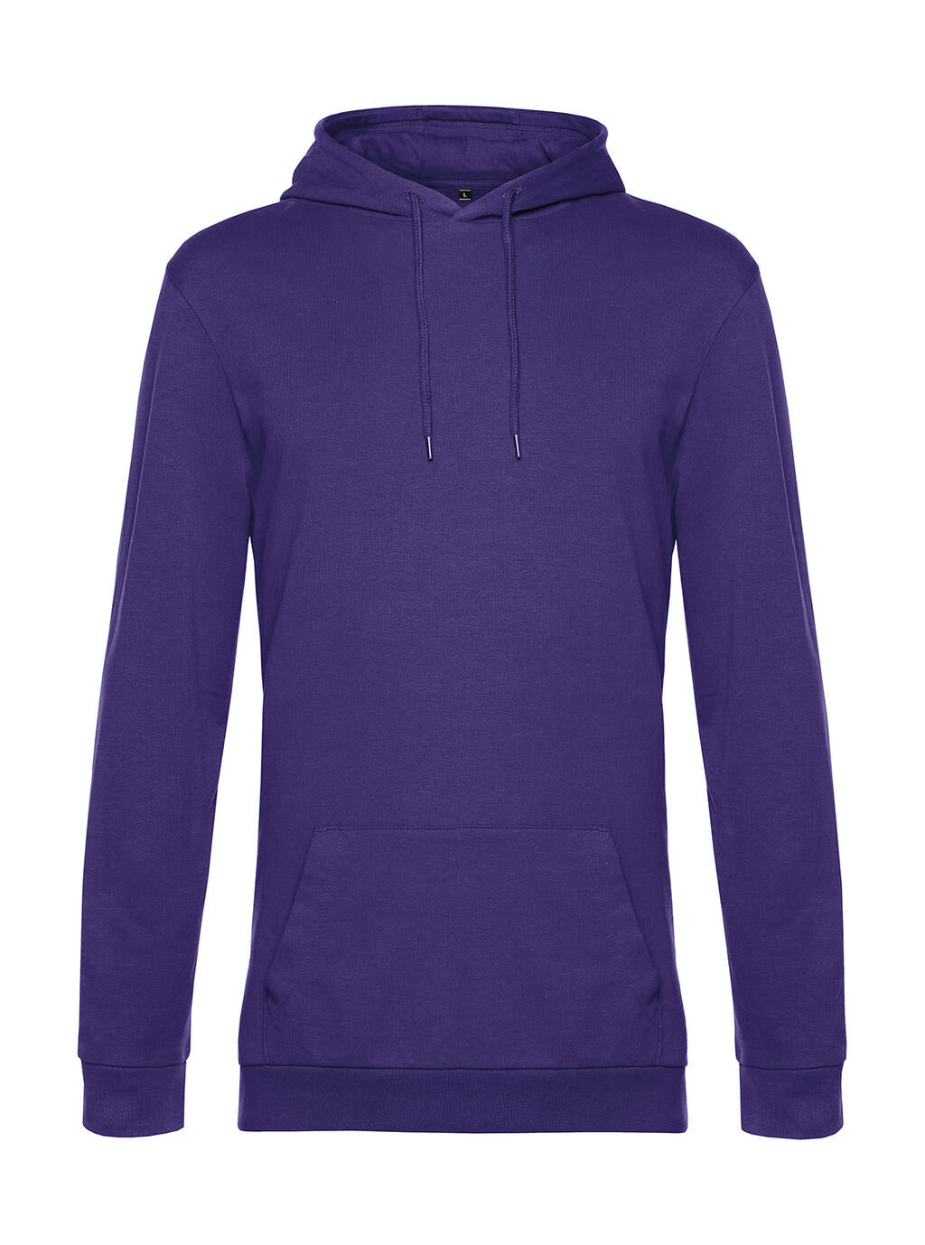 #Hoodie French Terry in Farbe Radiant Purple