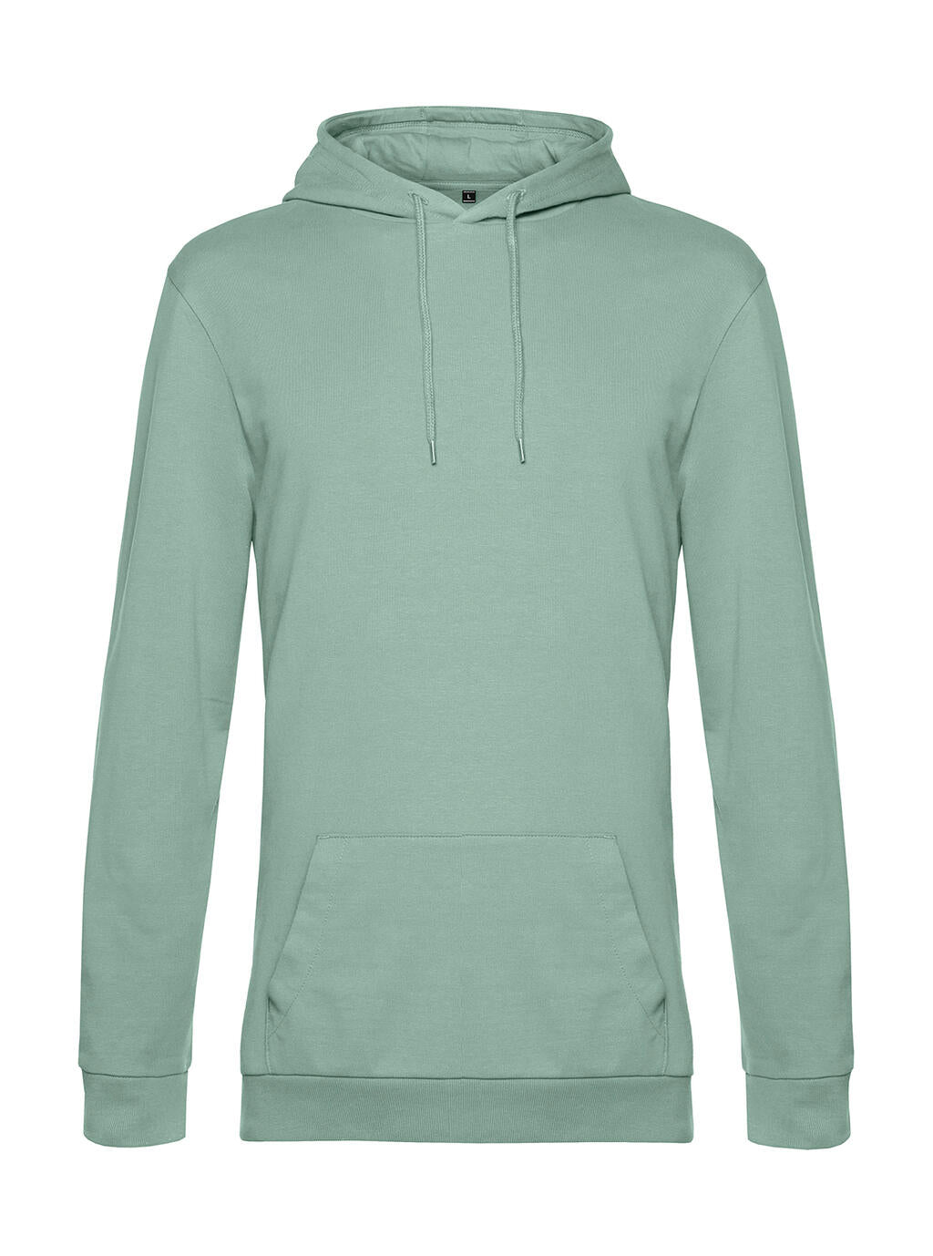 #Hoodie French Terry in Farbe Sage