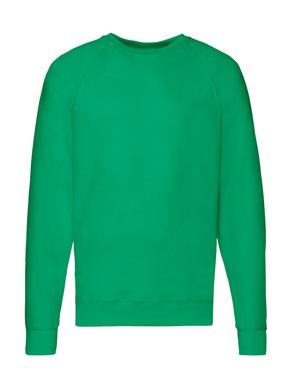 Lightweight Raglan Sweat in Farbe Kelly Green