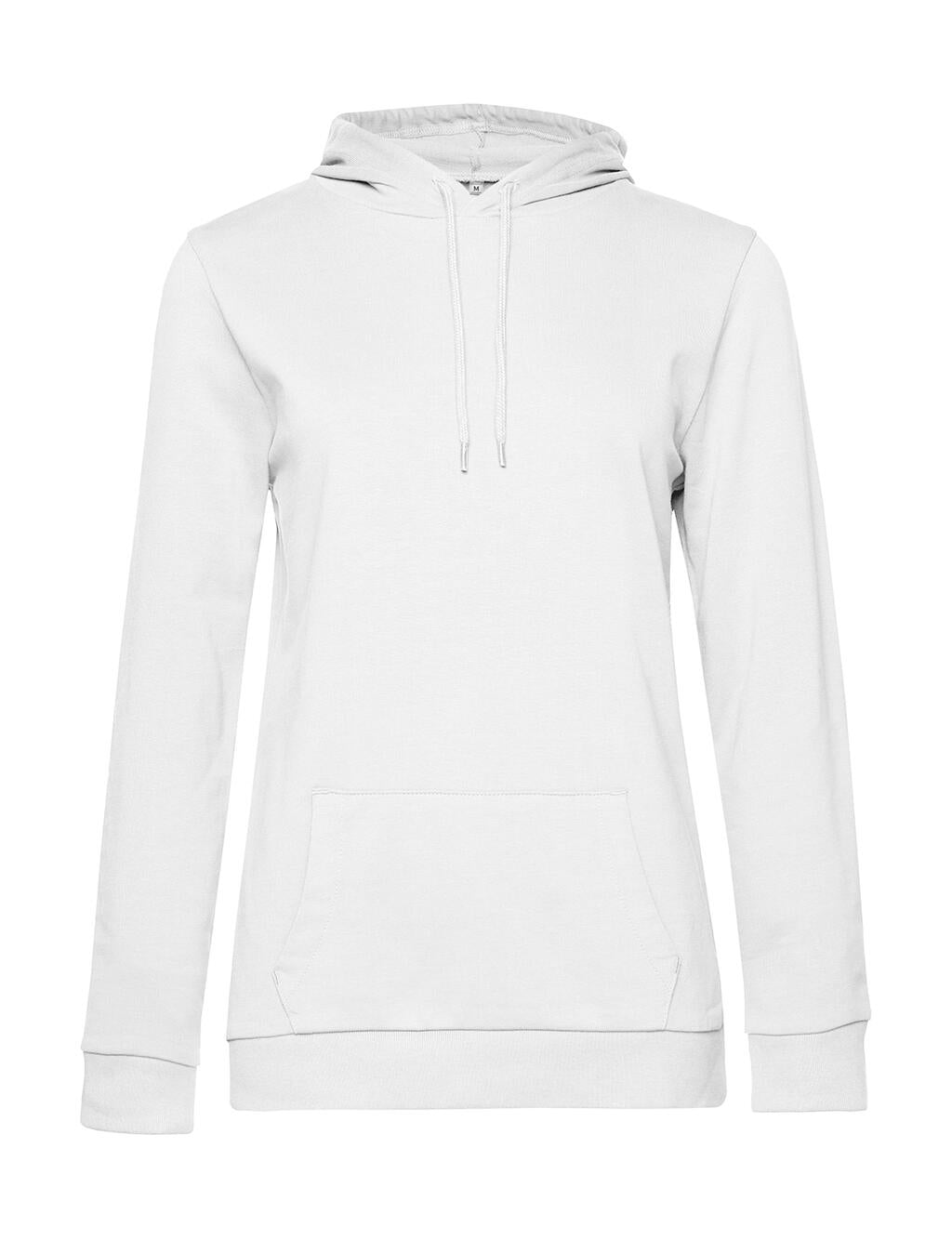 #Hoodie /women French Terry in Farbe White