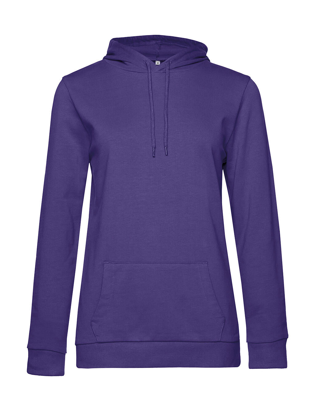 #Hoodie /women French Terry in Farbe Radiant Purple