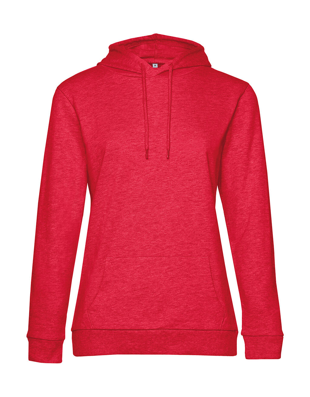 #Hoodie /women French Terry in Farbe Heather Red