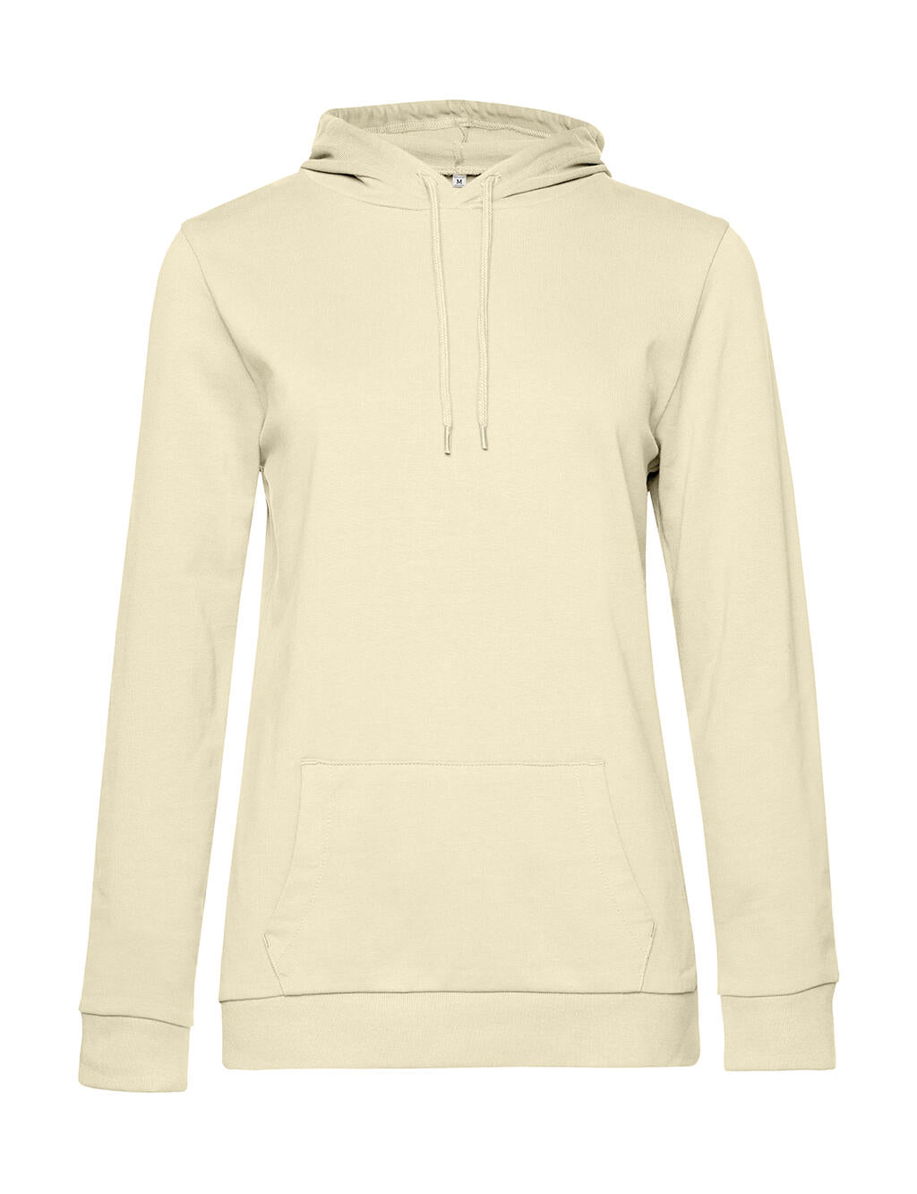 #Hoodie /women French Terry in Farbe Pale Yellow