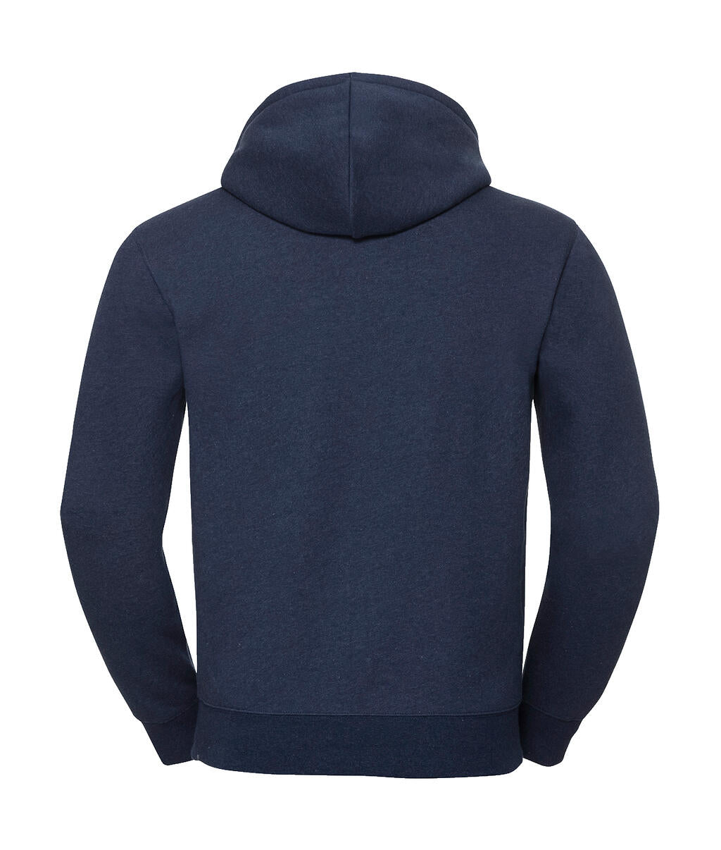 Men's Authentic Melange Hooded Sweat in Farbe Indigo Melange