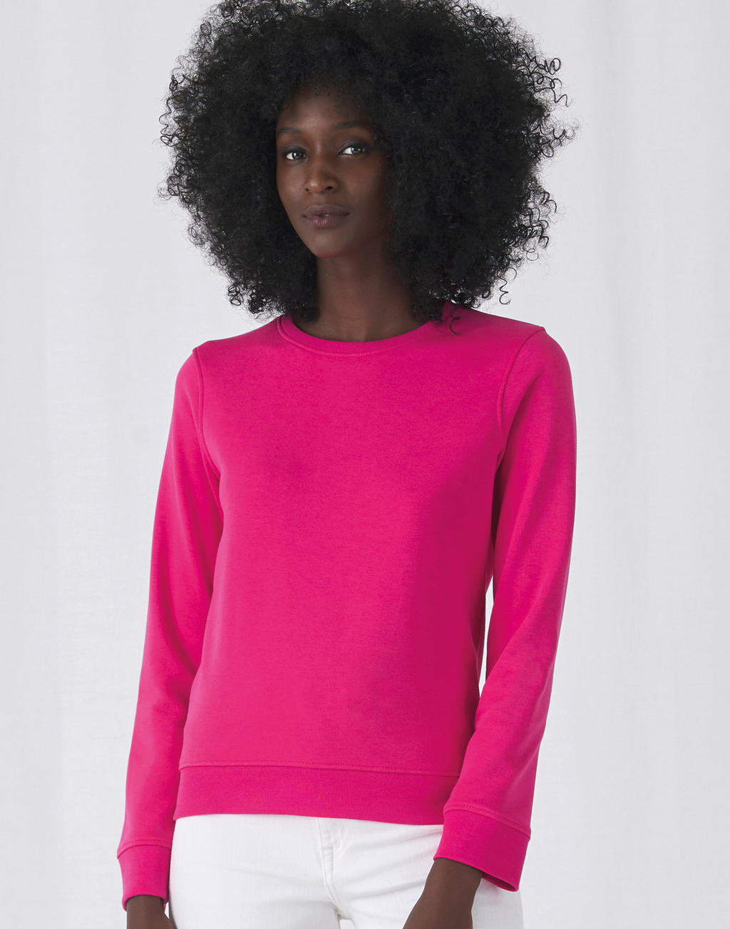 Organic Inspire Crew Neck /women_° in Farbe White