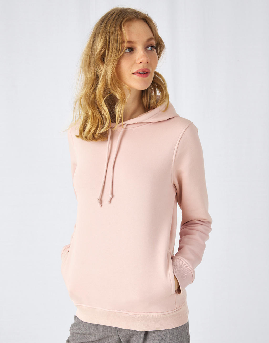 Organic Inspire Hooded /women_° in Farbe White