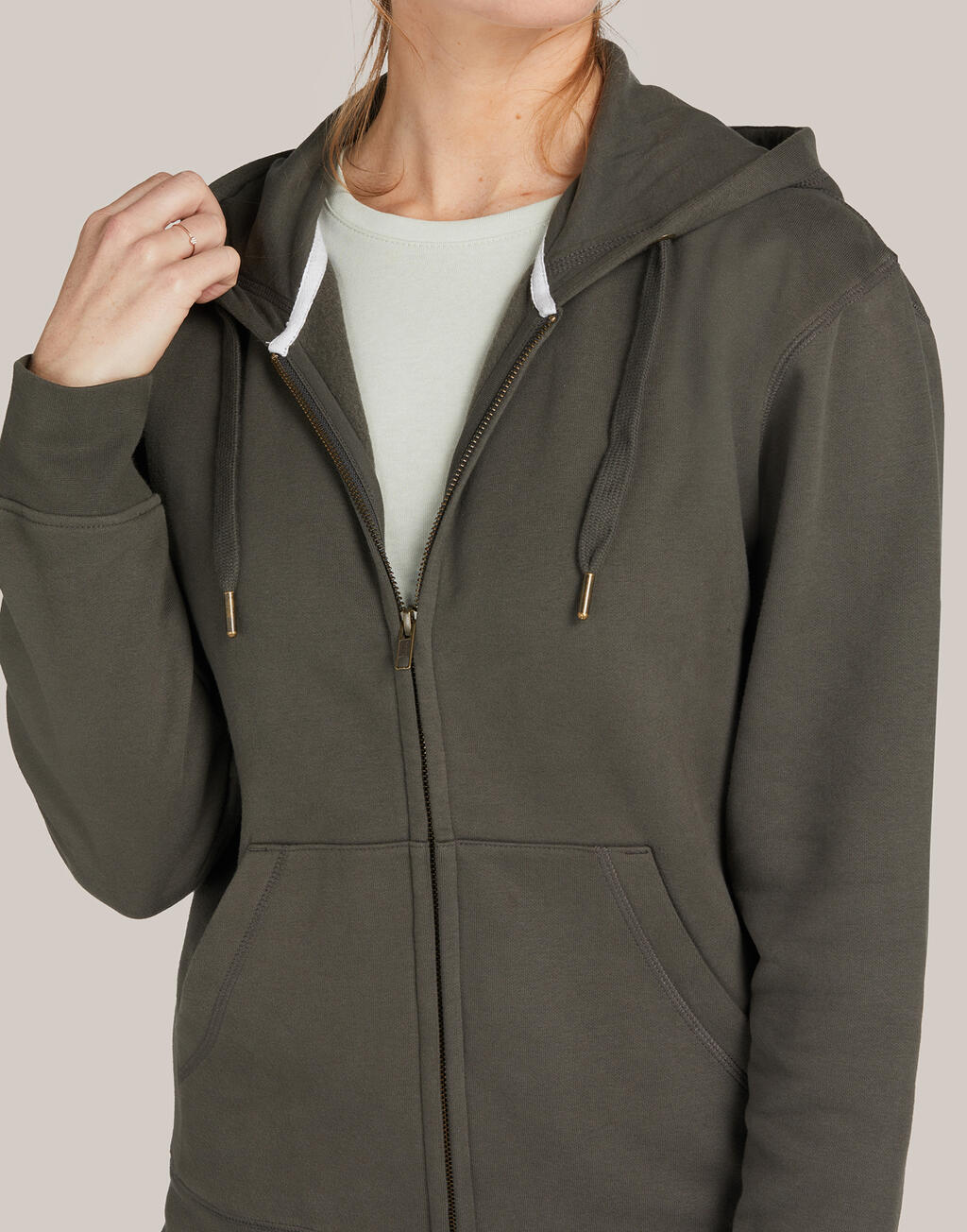 Signature Tagless Hooded Full Zip Unisex - ShirtStore
