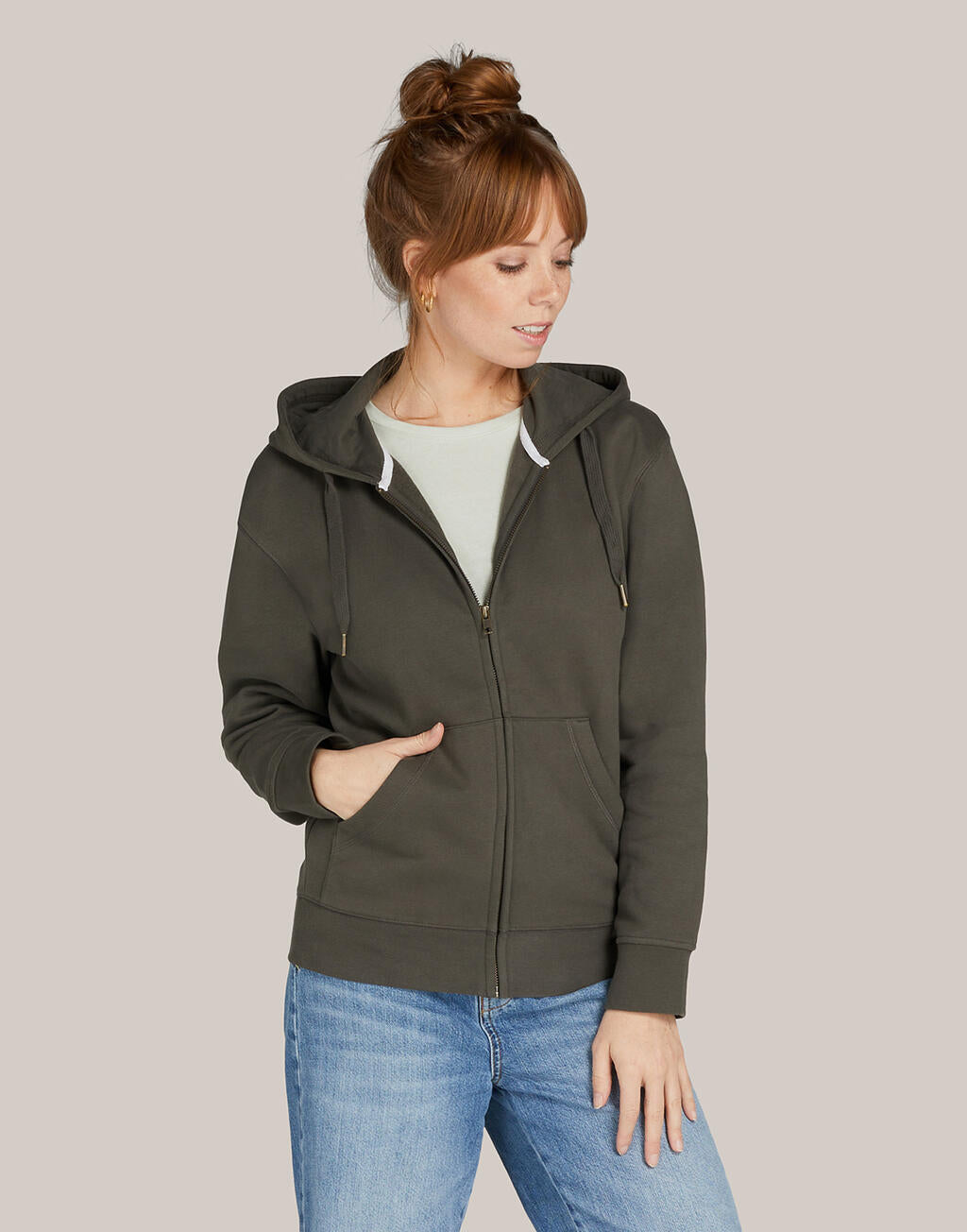 Signature Tagless Hooded Full Zip Unisex - ShirtStore