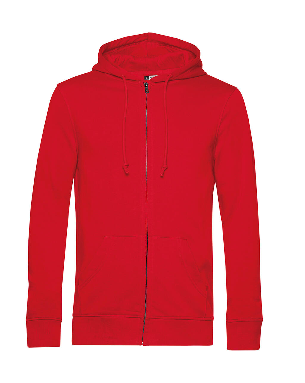 Organic Inspire Zipped Hood_° in Farbe Red