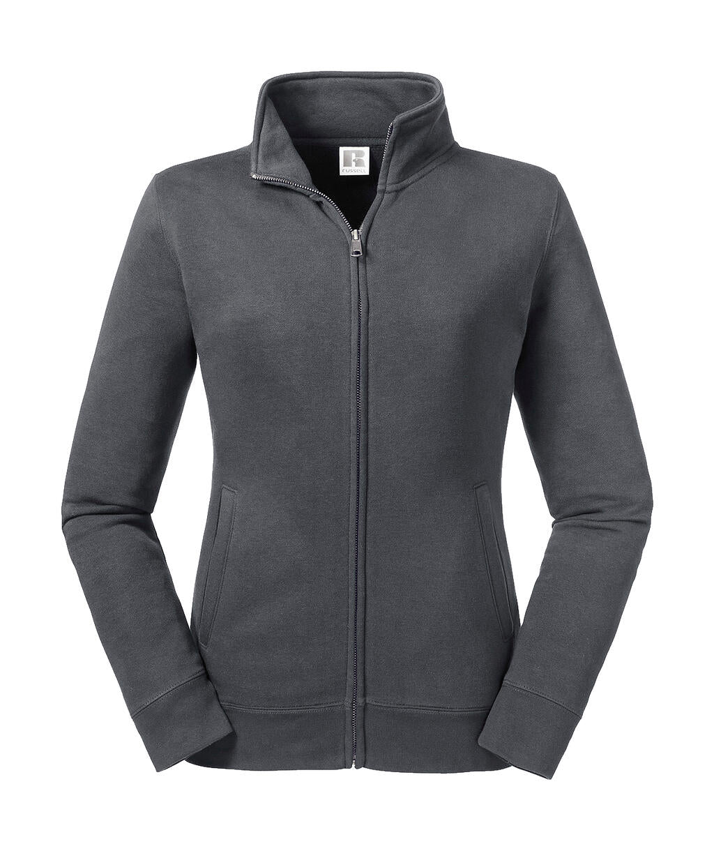 Ladies' Authentic Sweat Jacket in Farbe Convoy Grey