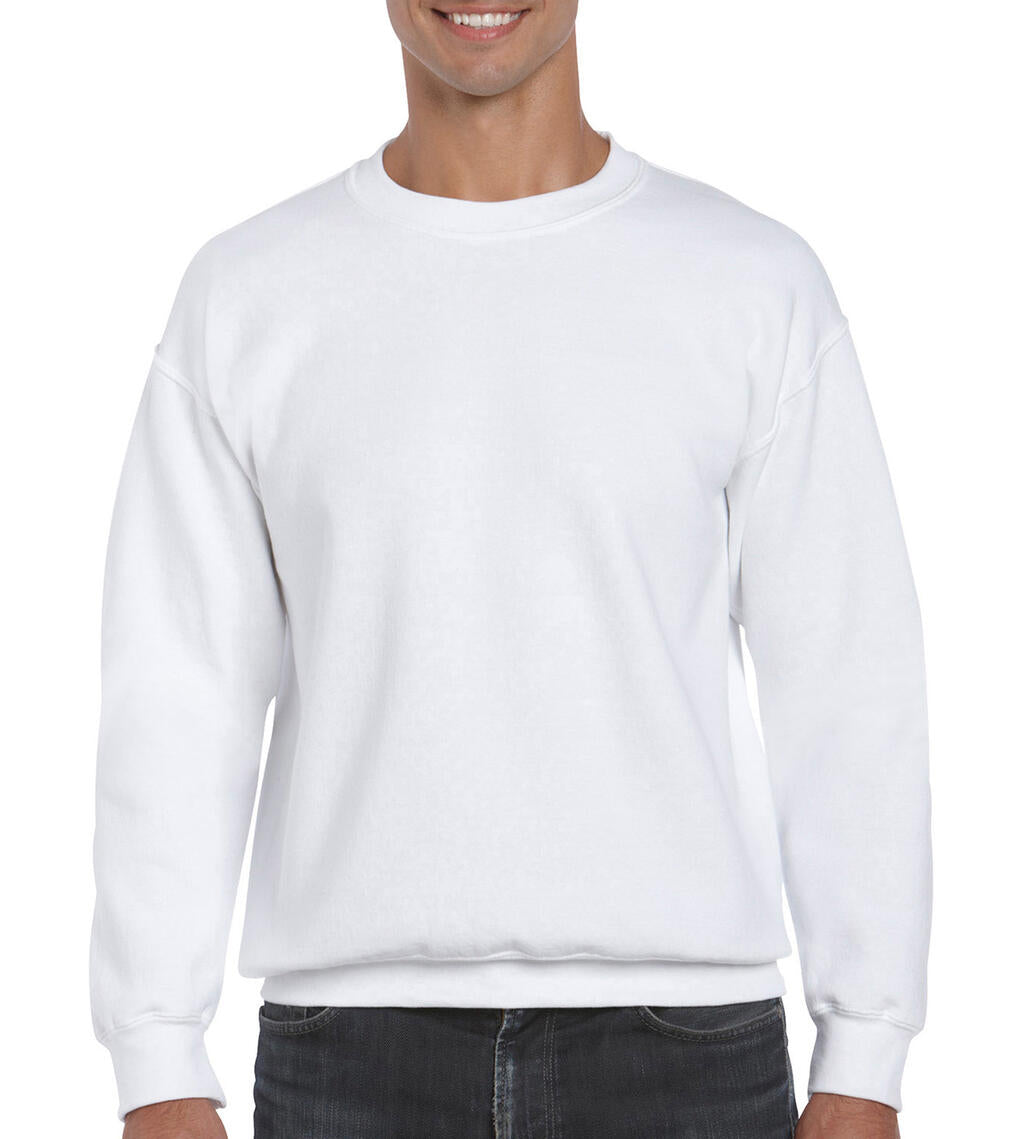 DryBlend Adult Crewneck Sweat in Farbe White