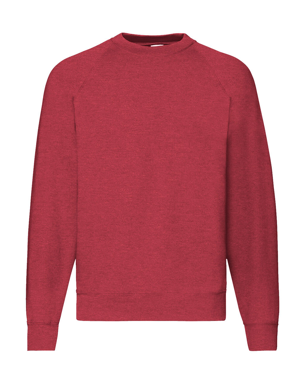 Classic Raglan Sweat in Farbe Heather Red