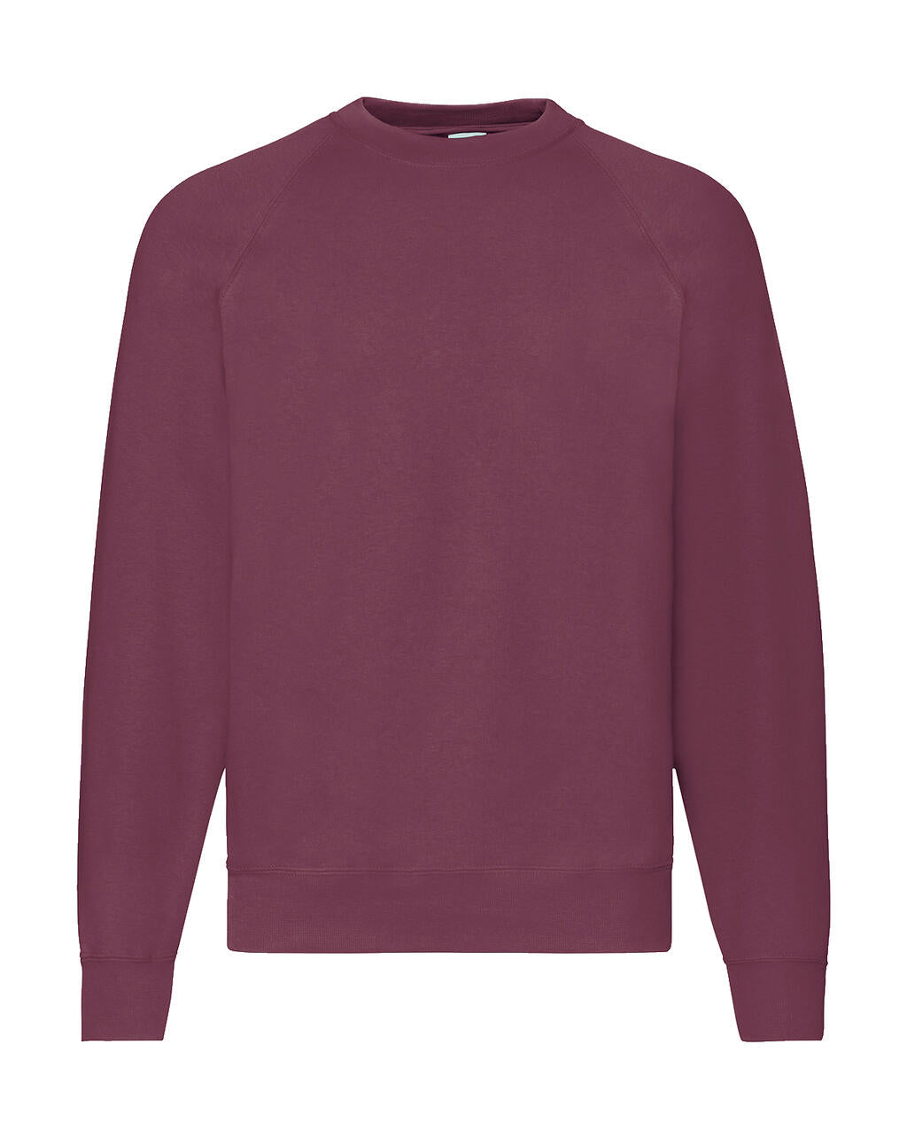 Classic Raglan Sweat in Farbe Burgundy