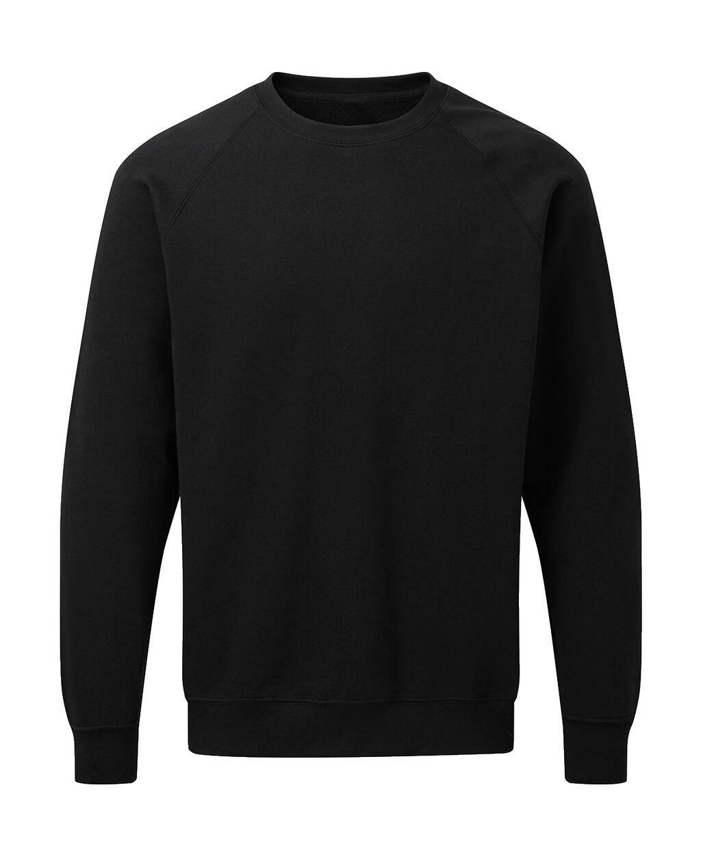 Men's Raglan Sweat in Farbe Black