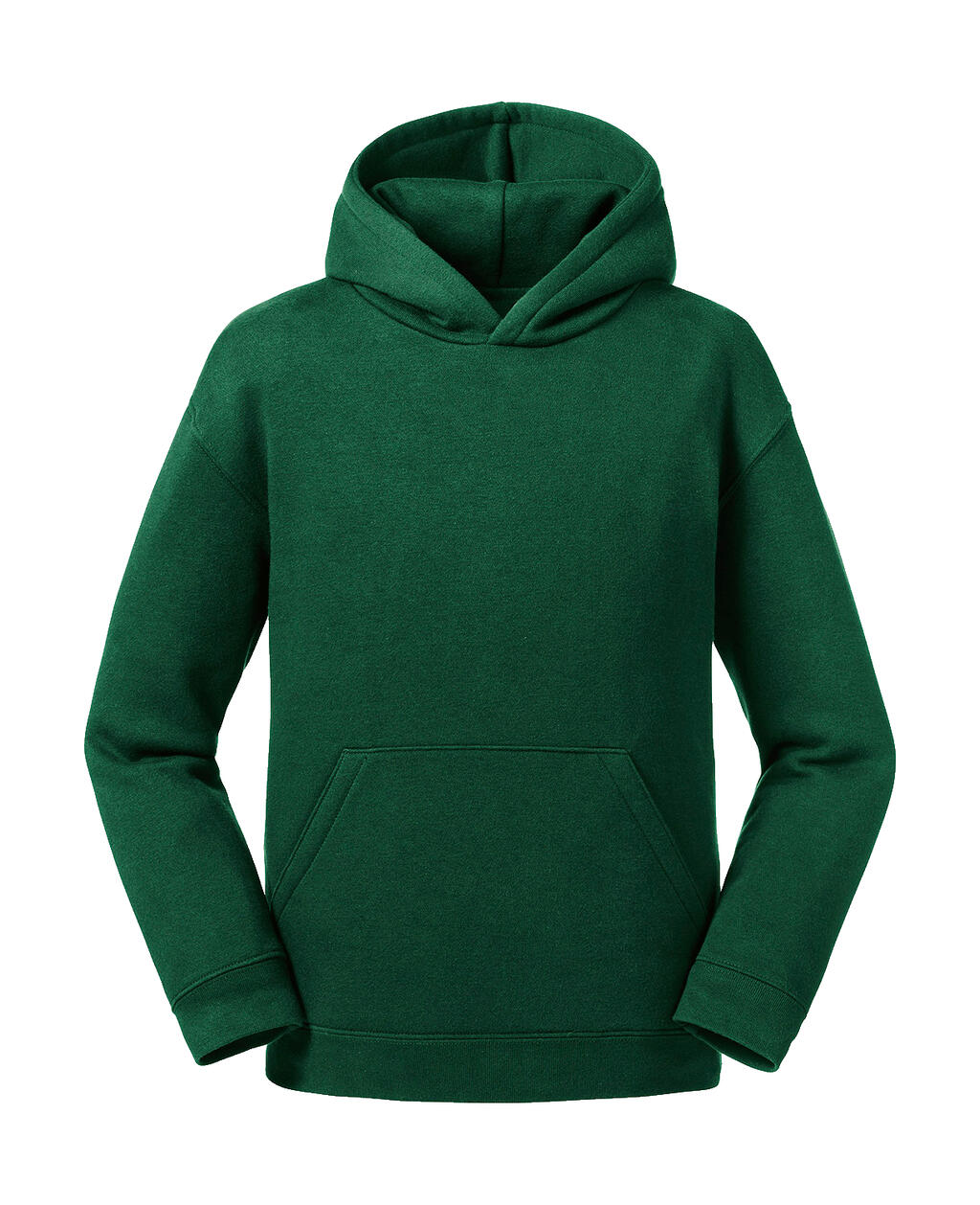 Kids' Authentic Hooded Sweat in Farbe Bottle Green