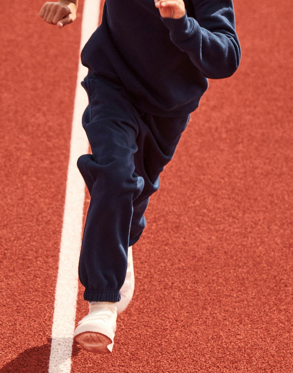 Kids' Premium Elasticated Cuff Jog Pants in Farbe Black